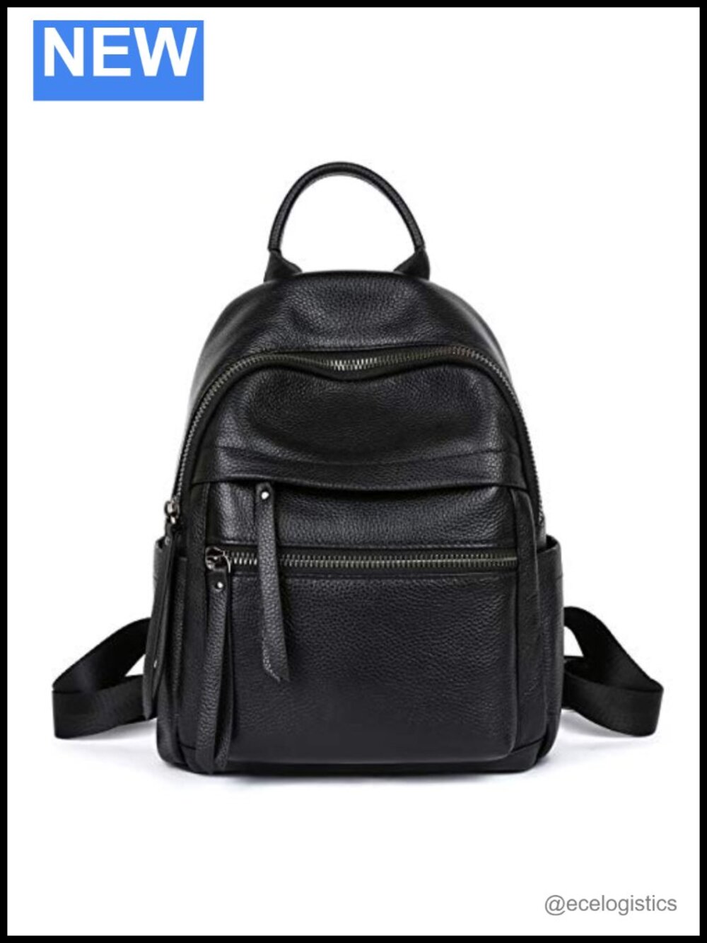 Genuine Leather Backpack Purse for Women Multi-functional Daypack with Laptop